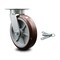 Service Caster 8 Inch Kingpinless Poly on Polyolefin Wheel Swivel Caster with Swivel Lock SCC SCC-KP30S820-PPUR-BSL - alternate 1